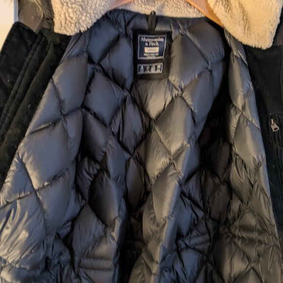 Abercrombie & Fitch Men's Parka Sz L - Picture 3 of 4